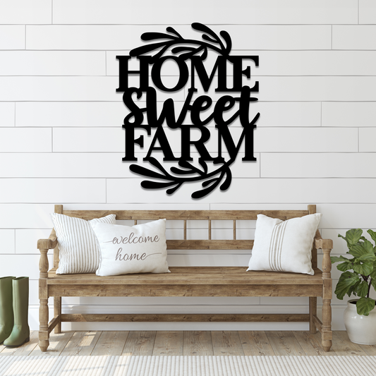 Home Sweet Farm - Metal Wall Art